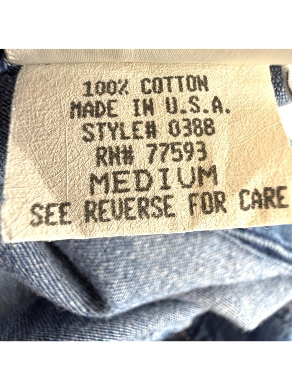 Womens Blue Denim Maxi Dress Button Front Vintage Match Size Medium Made In USA - Picture 7 of 7